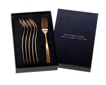 Durable gold mat pvd &8211 малки вилички за десерт &8211 6 бр. комплект &8211 vany design