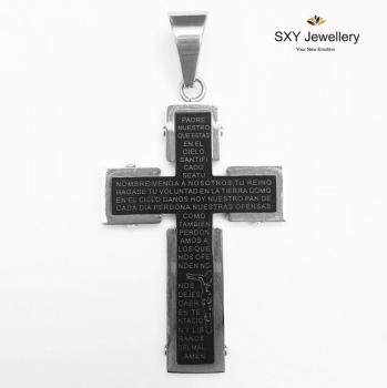 UNISEX висулка Кръст от медицинска стомана SP53055