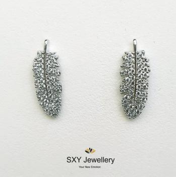 Дамски обеци с кристали SE1018