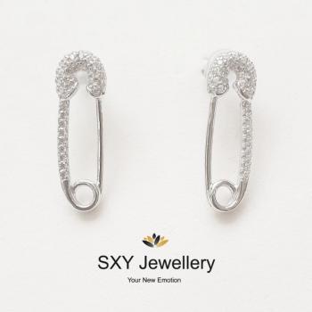 Дамски сребърни обеци SE08501